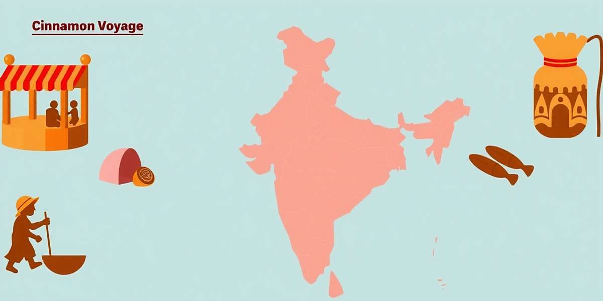 Cinnamon Voyage India Regional Trading Scenes Cinnamon Voyage India regional variations showing different trading scenes from across India