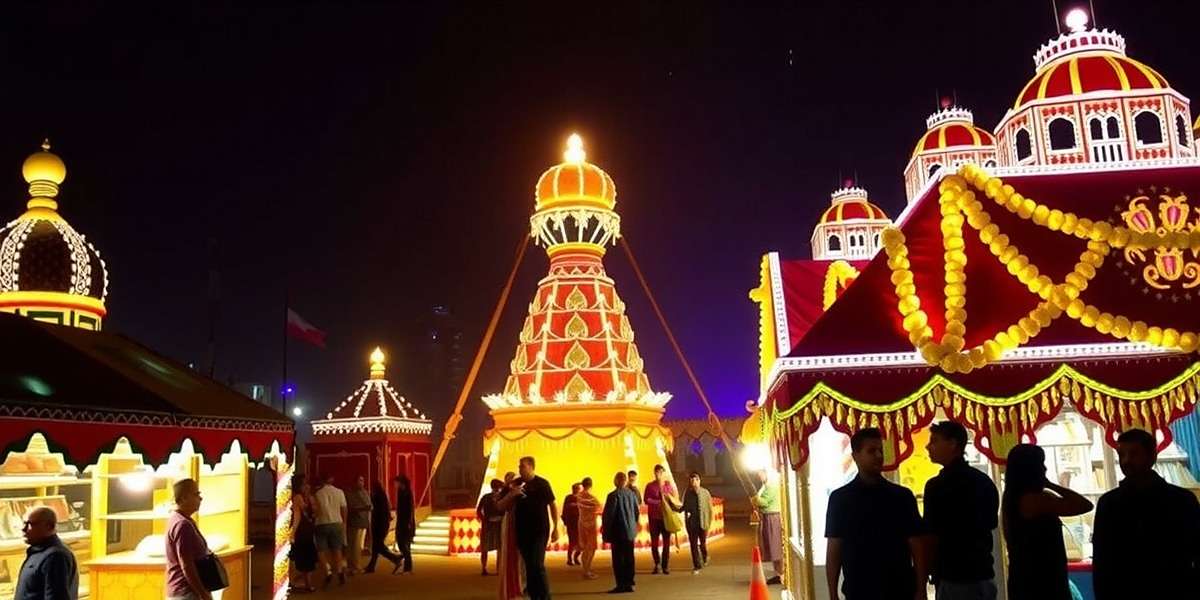 Cinnamon Voyage India Diwali Event Cinnamon Voyage India Diwali celebration showing illuminated marketplaces